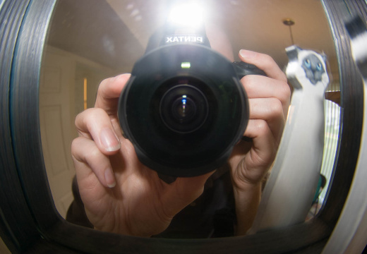 Fisheye self portrait