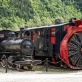 train and snow sweeper