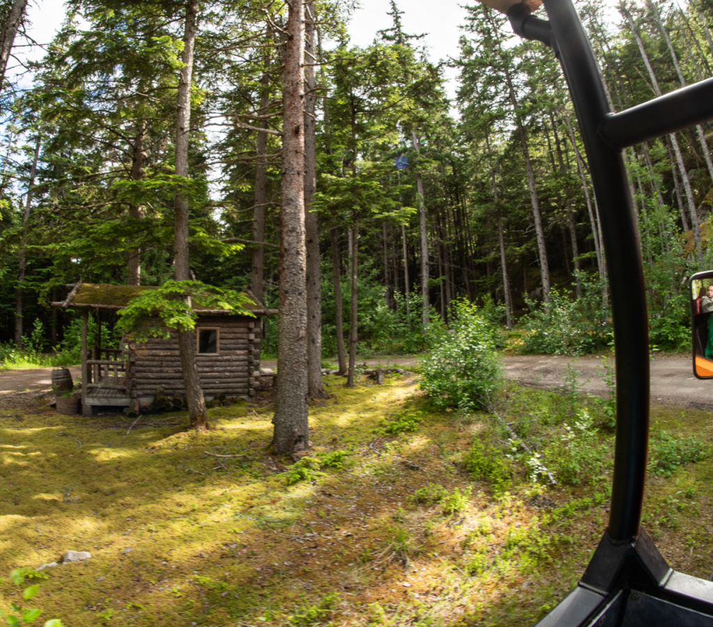 traveling to zipline location