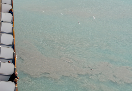 oily  or dirty water