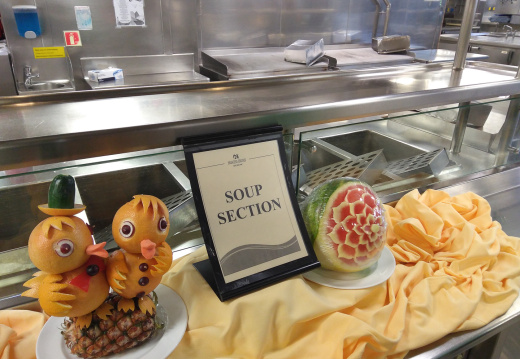 Tour of ship's galley