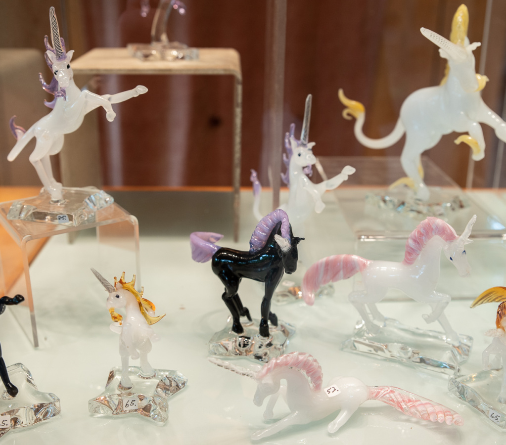 Glass unicorns