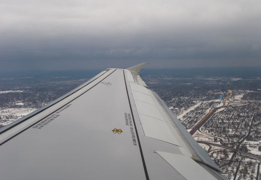 Taking off from Buffalo