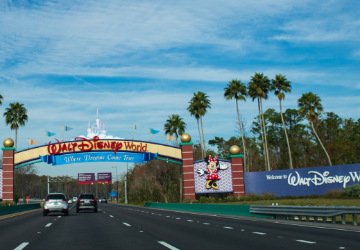 Walt Disney World entrance sign