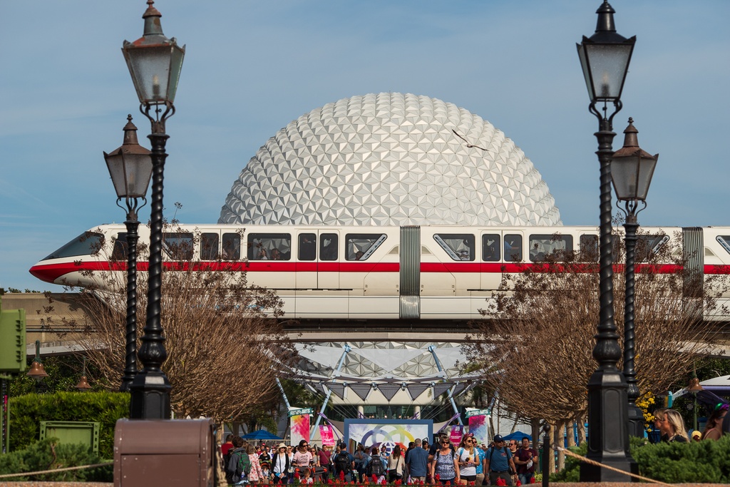 201901 WDW-022 Monorail Red and Spaceship Earth.jpg