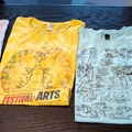 Custom silk screened Festival of the Arts T-shirts