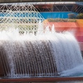 Upside-down waterfall at Imagination Pavilion