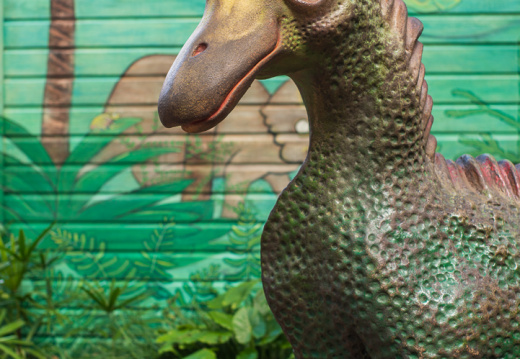 Dinosaur outside gift shop