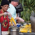 Butter dripping from corn
