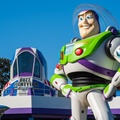 Buzz outside Alien Swirling Saucers