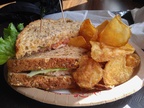 Tuna sandwich from Columbia Harbour House