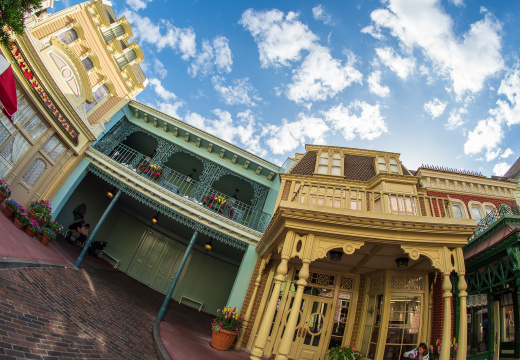 Main Street USA fisheye