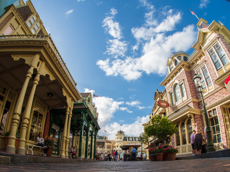Main Street USA fisheye