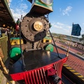 Roger E Broggie train in Main Street station