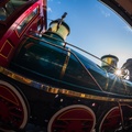 Roger E Broggie train in Main Street station