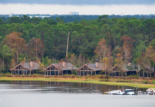 Copper Creek cabins from Bay Lake