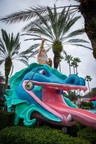 King Triton waterslide at Port Orleans