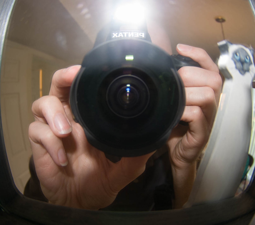 Fisheye self portrait