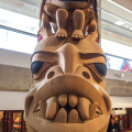 totem in Vancouver airport