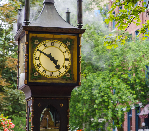 steam clock in Gastown