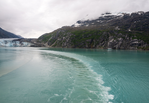 leaving John Hopkins Glacier