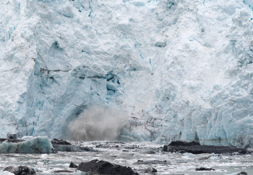 glacier calving