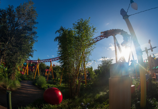 First ride on Slinky Dog Dash