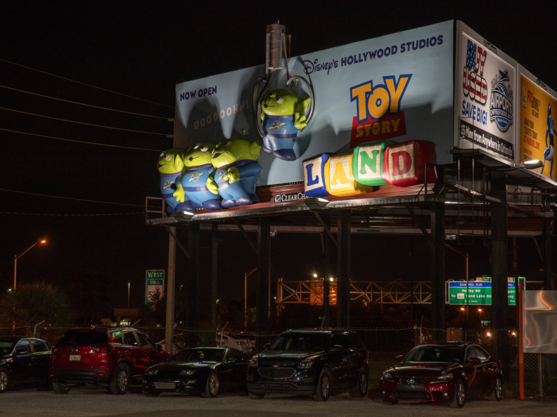 Toy Story Land billboard
