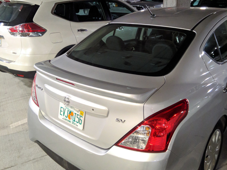 Rental car at Disney Springs