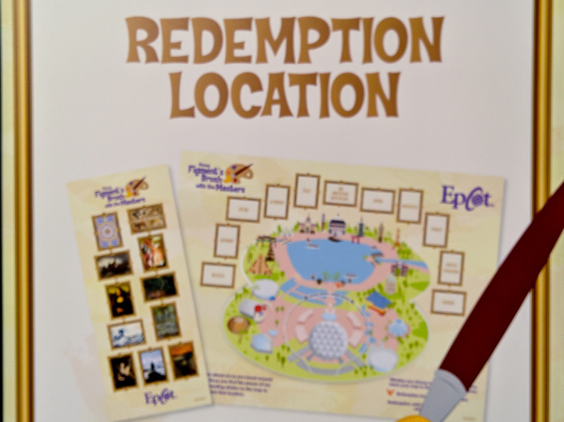 Figment's Brush with the Masters sign