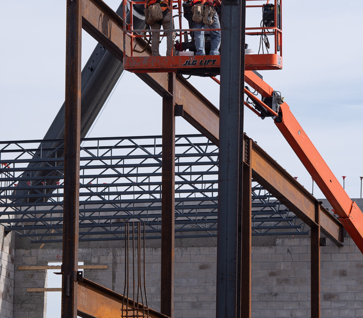Guardings of the Galaxy coaster construction