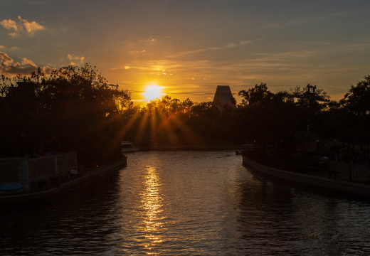 Sunset over International Gateway