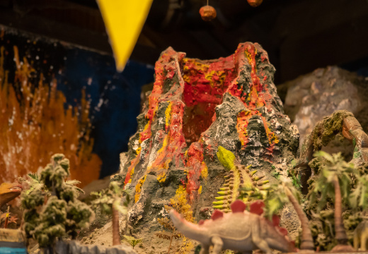 Volcano in Dinosaur Treasures