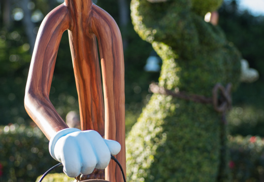 Sorcerer's Apprentice topiary