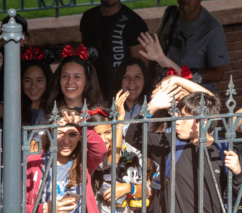 Haunted Mansion queue from Liberty Belle