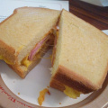 Grilled breakfast sandwich from Contempo Cafe