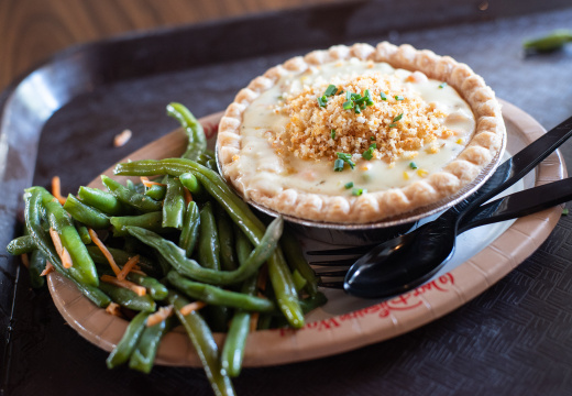 Chicken pot pie from Columbia Harbour House