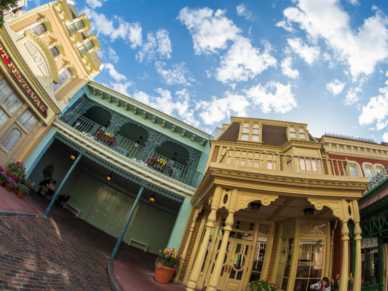 Main Street USA fisheye