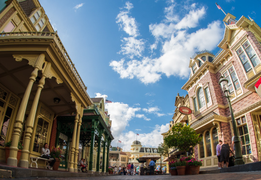 Main Street USA fisheye