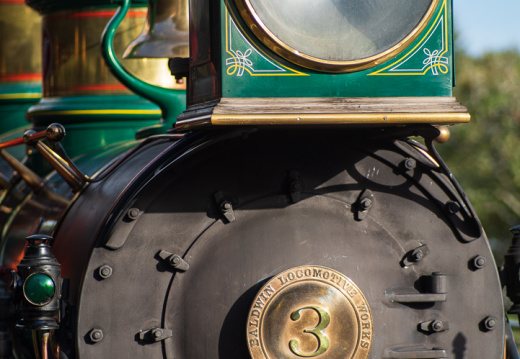 Roger E Broggie train in Main Street station