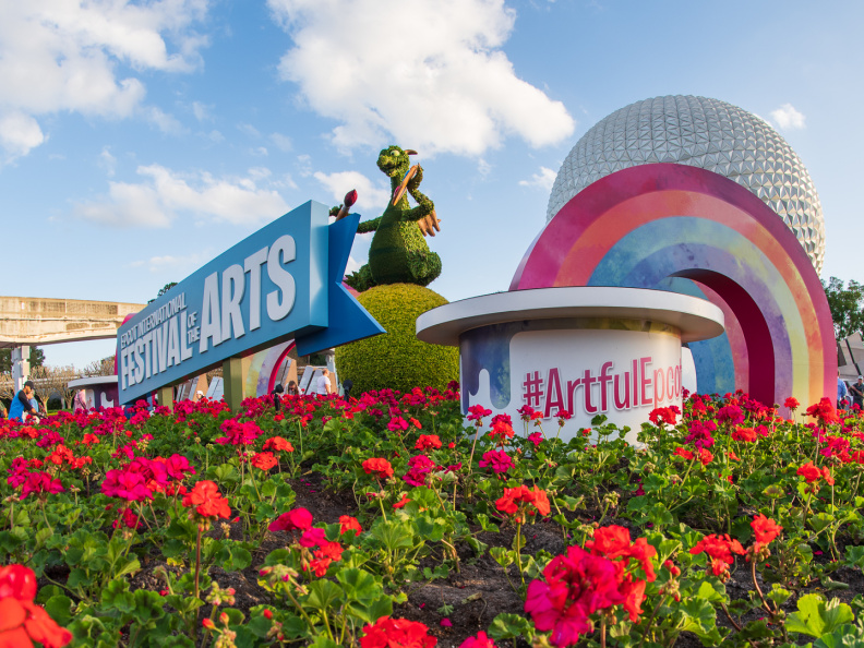 Festival of the Arts display